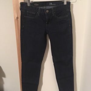 J. Crew Toothpick Ankle jeans size 28